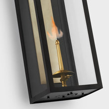 Load image into Gallery viewer, Fresno 3/4 Outdoor Gas Wall Light in Detail.
