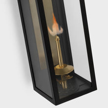 Load image into Gallery viewer, Fresno 3/4 Outdoor Gas Wall Light in Detail.
