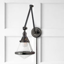 Load image into Gallery viewer, Gale Library Wall Light in Detail.
