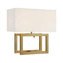 Load image into Gallery viewer, Galerie Table Lamp in Hand-Rubbed Antique Brass.

