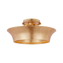 Load image into Gallery viewer, Garland LED Semi Flush Mount Ceiling Light in Gild (15-Inch).
