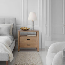 Load image into Gallery viewer, Gates Column LED Table Lamp in bedroom.
