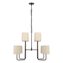 Load image into Gallery viewer, Go Lightly Chandelier in Bronze/China White(Extra Large).
