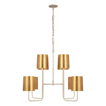 Load image into Gallery viewer, Go Lightly Chandelier in China White/Gild(Extra Large).
