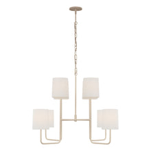 Load image into Gallery viewer, Go Lightly Chandelier in China White/Linen(Extra Large).
