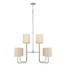 Load image into Gallery viewer, Go Lightly Chandelier in Polished Nickel/China White(Extra Large).
