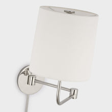 Load image into Gallery viewer, Go Lightly Swing Arm Wall Light in Detail.
