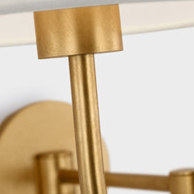 Load image into Gallery viewer, Go Lightly Swing Arm Wall Light in Detail.
