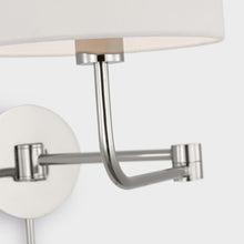 Load image into Gallery viewer, Go Lightly Swing Arm Wall Light in Detail.
