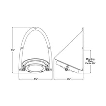Load image into Gallery viewer, Grant Outdoor Wall Light - line drawing.
