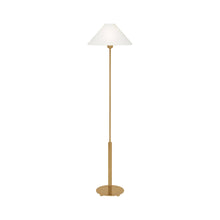 Load image into Gallery viewer, Hackney Floor Lamp in Hand-Rubbed Antique Brass.
