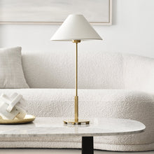 Load image into Gallery viewer, Hackney LED Table Lamp in living room.

