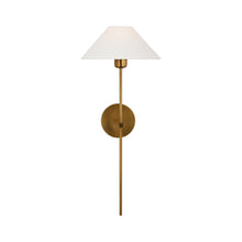Load image into Gallery viewer, Hackney Tail Wall Light in Hand-Rubbed Antique Brass (1-Light).
