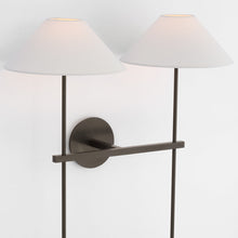 Load image into Gallery viewer, Hackney Tail Wall Light in Detail.
