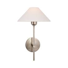 Load image into Gallery viewer, Hackney Wall Light in Antique Nickel.
