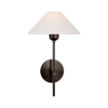 Load image into Gallery viewer, Hackney Wall Light in Bronze.
