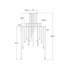 Load image into Gallery viewer, Hailee Chandelier - line drawing.
