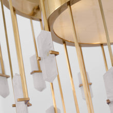 Load image into Gallery viewer, Halcyon Three Tier Chandelier in Detail.
