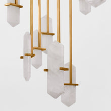 Load image into Gallery viewer, Halcyon Three Tier Chandelier in Detail.
