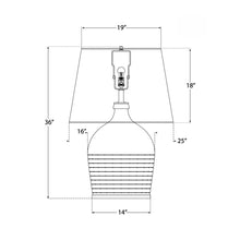 Load image into Gallery viewer, Halifax Table Lamp - line drawing.
