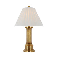 Load image into Gallery viewer, Hammett Table Lamp in Natural Brass.
