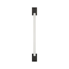 Load image into Gallery viewer, Hawthorne LED Linear Bath Wall Light in Antique-Burnished Brass.
