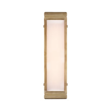 Load image into Gallery viewer, Hayles LED Bath Wall Light in Natural Brass (17-Inch).
