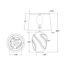 Load image into Gallery viewer, Idalia Table Lamp - line drawing.
