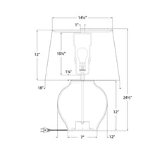 Load image into Gallery viewer, Ilona Table Lamp - line drawing.
