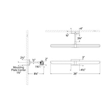 Load image into Gallery viewer, Issa LED Picture Light - line drawing.
