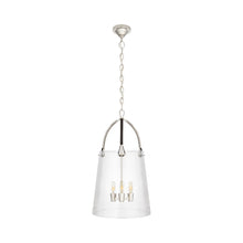 Load image into Gallery viewer, Julian Pendant Light in Polished Nickel (Large).
