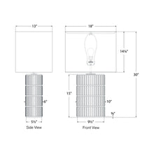 Load image into Gallery viewer, Kapittel Table Lamp - line drawing.
