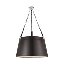 Load image into Gallery viewer, Karlie Pendant Light in Polished Nickel.
