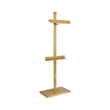 Load image into Gallery viewer, Langham LED Floor Lamp in Natural Brass.
