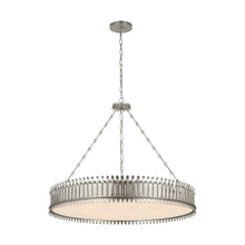 Load image into Gallery viewer, Leslie Chandelier in Burnished Silver Leaf (Large).
