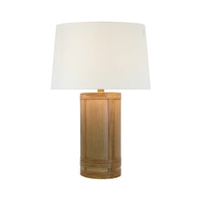 Load image into Gallery viewer, Lignum Table Lamp in Light Oak/Natural Rattan.
