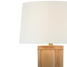 Load image into Gallery viewer, Lignum Table Lamp in Detail.
