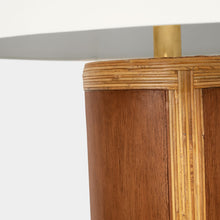 Load image into Gallery viewer, Lignum Table Lamp in Detail.

