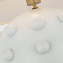 Load image into Gallery viewer, Linden Orb Table Lamp in Detail.
