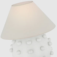 Load image into Gallery viewer, Linden Orb Table Lamp in Detail.
