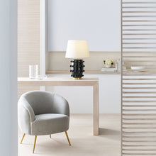 Load image into Gallery viewer, Linden Table Lamp in living room.
