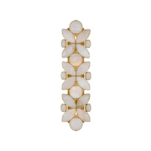 Load image into Gallery viewer, Lloyd Rectangle Wall Light in Soft Brass/Alabaster (Small).

