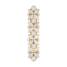 Load image into Gallery viewer, Lloyd Rectangle Wall Light in Soft Brass/Alabaster (Large).
