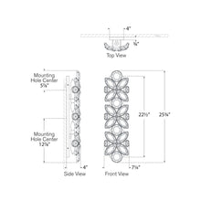 Load image into Gallery viewer, Lloyd Rectangle Wall Light - line drawing.
