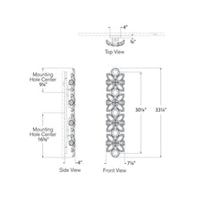 Load image into Gallery viewer, Lloyd Rectangle Wall Light - line drawing.
