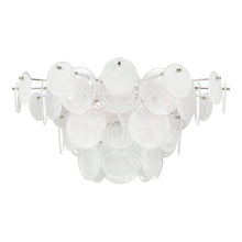 Load image into Gallery viewer, Loire Flush Mount Ceiling Light in Polished Nickel/White(Grande).
