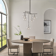 Load image into Gallery viewer, Lomme LED Chandelier in dining room.
