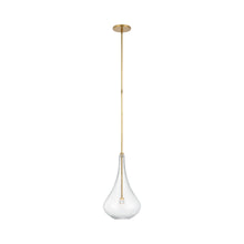 Load image into Gallery viewer, Lomme LED Pendant Light in Soft Brass.

