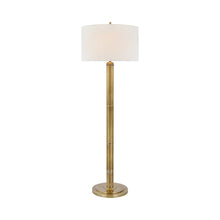 Load image into Gallery viewer, Longacre Floor Lamp in Hand-Rubbed Antique Brass.
