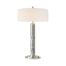 Load image into Gallery viewer, Longacre Table Lamp in Polished Nickel (Tall).

